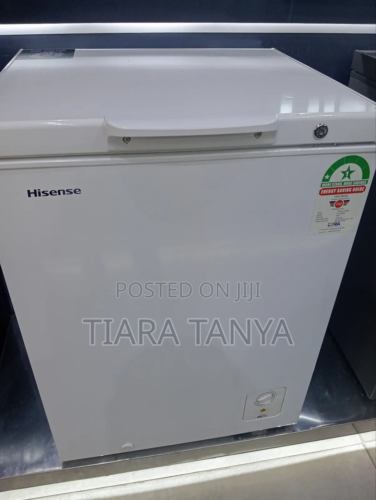 Hisense 144 Litres Chest Freezer Dual