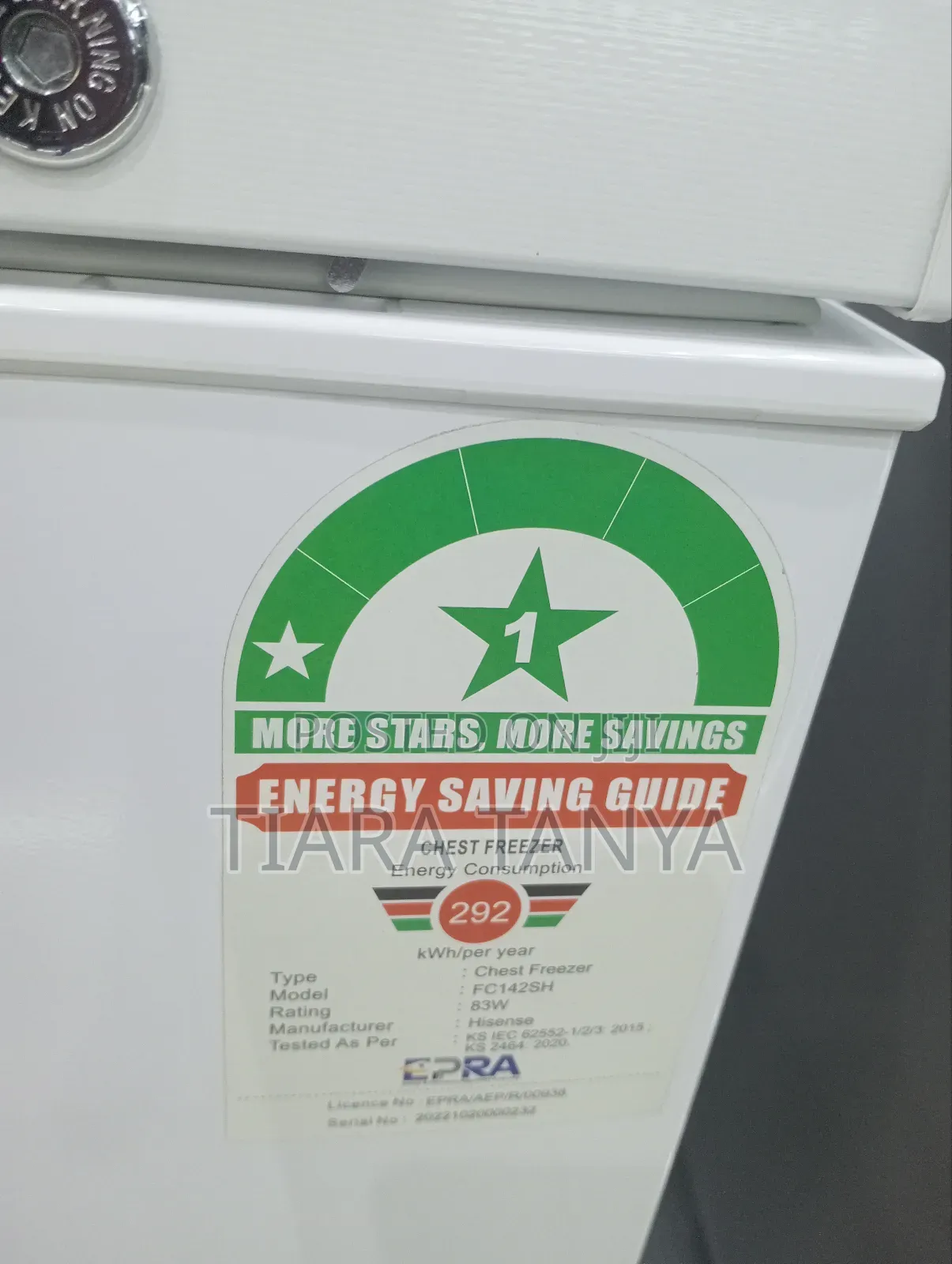Hisense 144 Litres Chest Freezer Dual