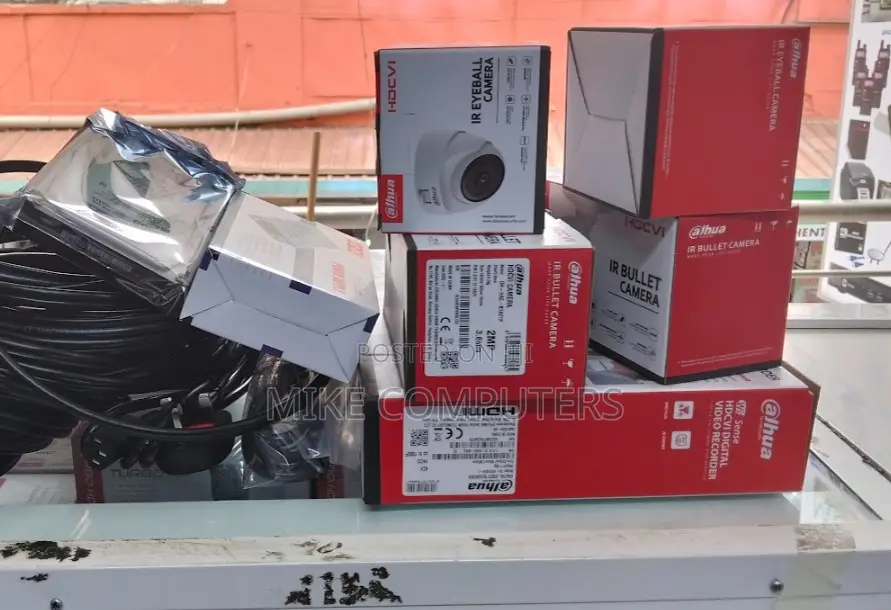 4 Cameras CCTV Hikvision>>4 Channel C Full Parkage