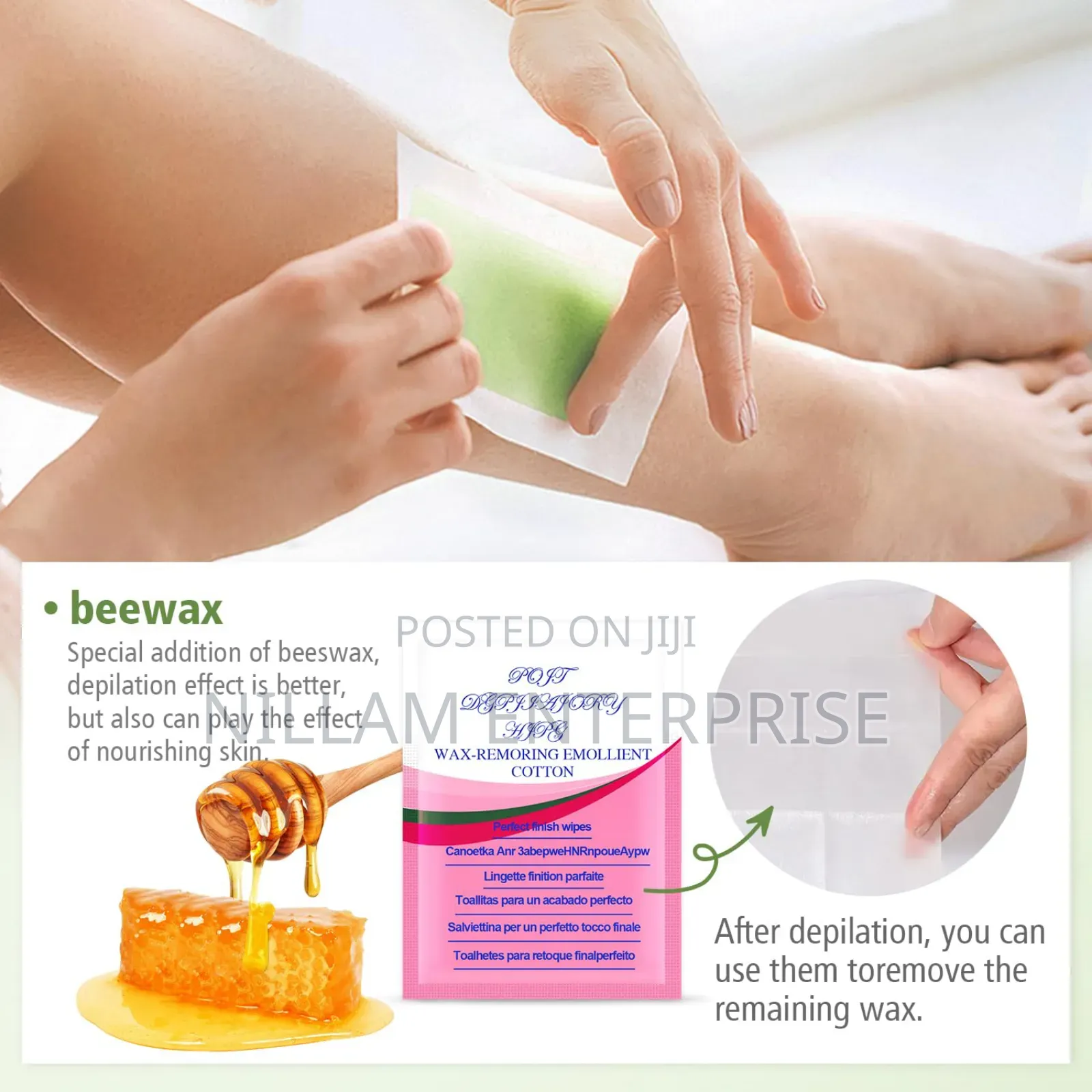 40 Strips Rapid Hair Removal Wax Strips,