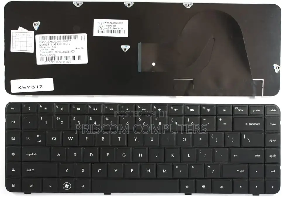 Laptop Keyboard for Hp Compaq Presario Cq56-115dx