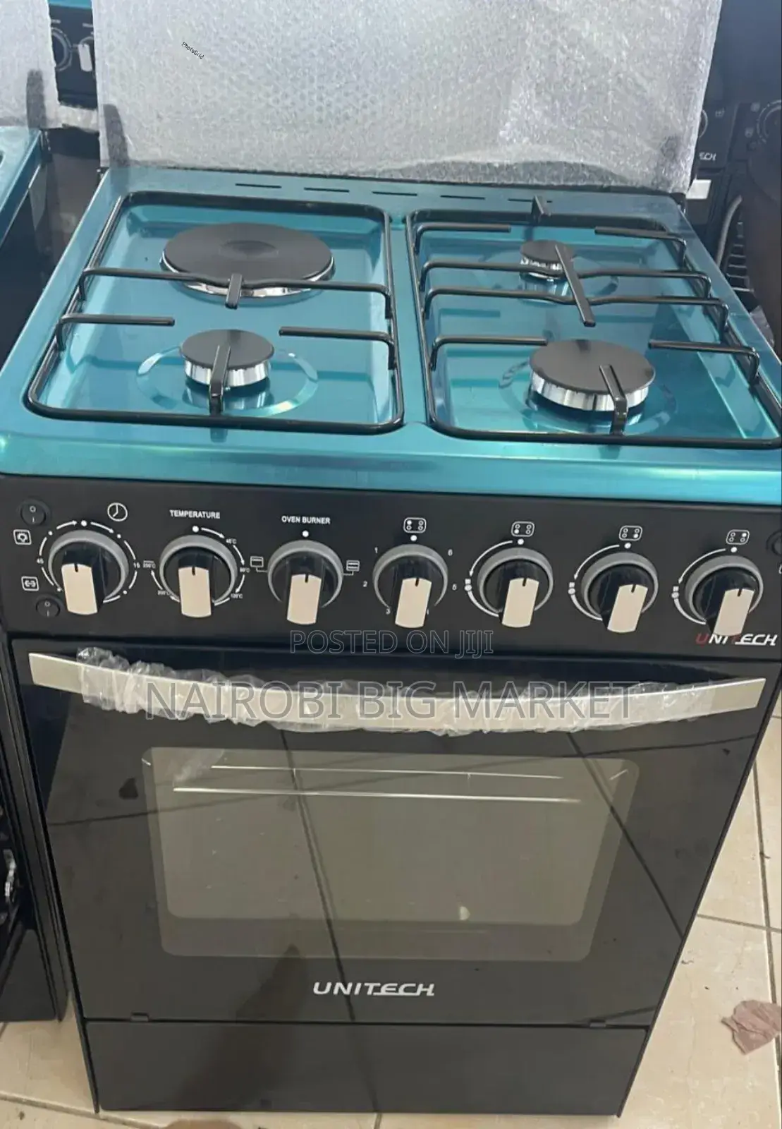 60*60 Unitech 3+1 Standing Cooker G/76