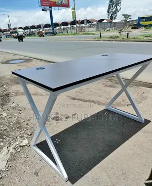Zagzag Metallic Study Table