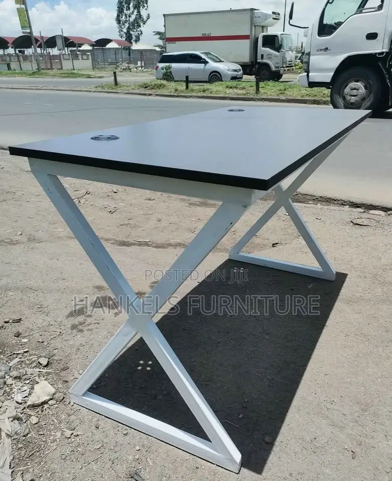 Zagzag Metallic Study Table