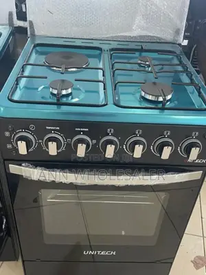With Warranty 60*60 Unitech 3+1 Standing Cooker S/8