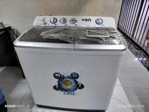 Von Washing Machine 13kg Twin Tub Semi Automatic VWM-13ahk