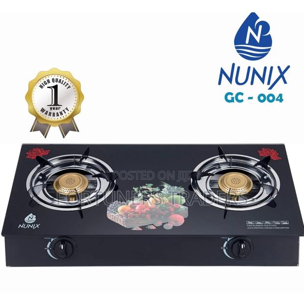 Two Burner, Glass Top