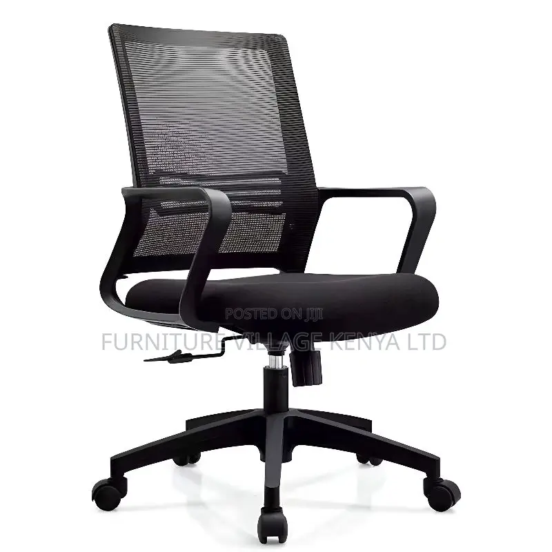 Office Chairs:Airflow Fixed Desk Chair – Low-Back Design