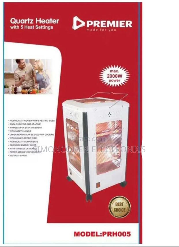 Quartz Heater With 5 Heat Settings - main view