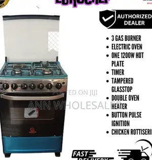 Button Pulse Auto- Ignition 3+1 Gas Cooker Uroken