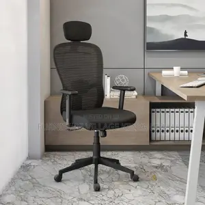 Office Chairs: Liftable High Staff Chair With Mesh Back