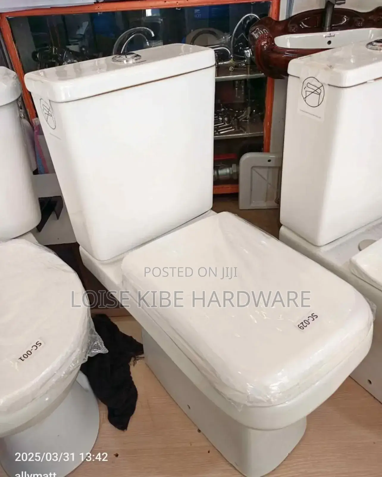 Squared Toilet Available