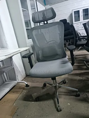 Vision High Back Office Mesh Chair Gray Hf4wa