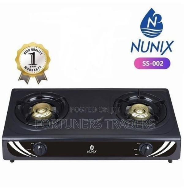 Stainless Steel Table Top Double Burner Gas Cooker