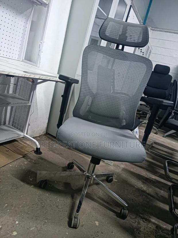 Unique Design Gray High Back Office Chair Gv8tf - main view