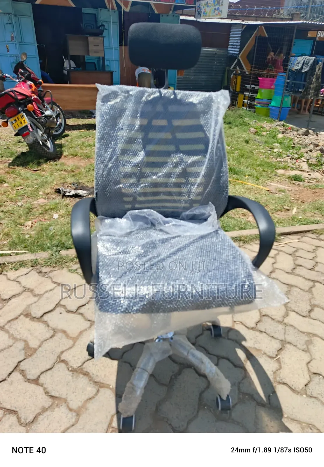 Secretarial Headrest Office Chair