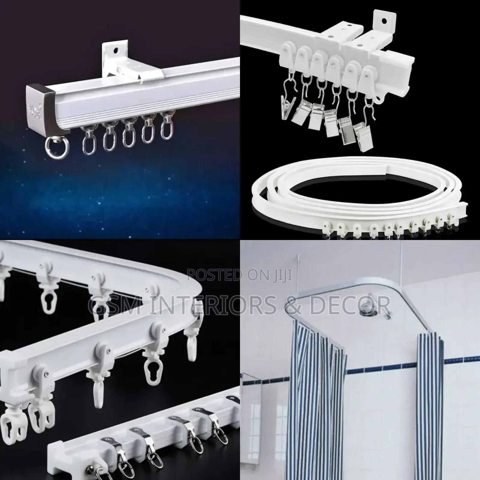 Aluminium Curtain Rails for Room Partition Nmu