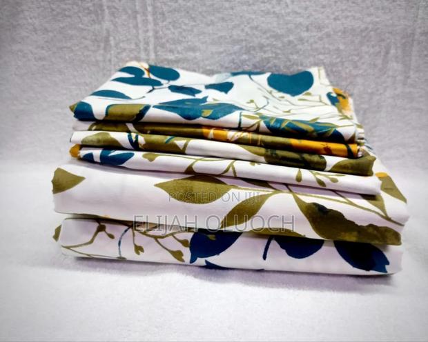 Two Flat Bedsheet Both Printed 
4 Pillowcases 
Size 7*8 - thumbnail 5