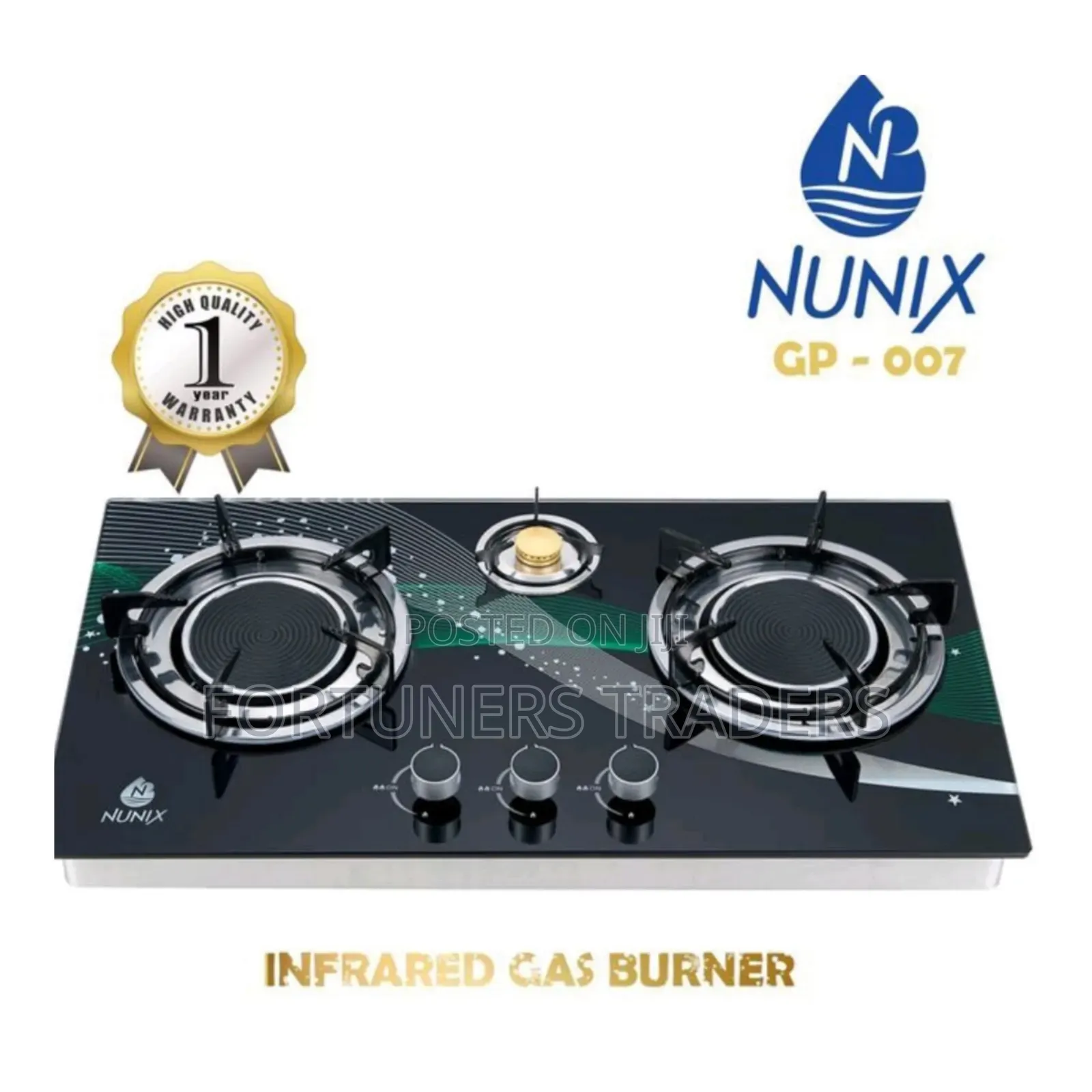 3 Burner Low Gas Consumption