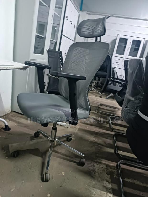 Vision High Back Office Chair in Gray Jk5tf