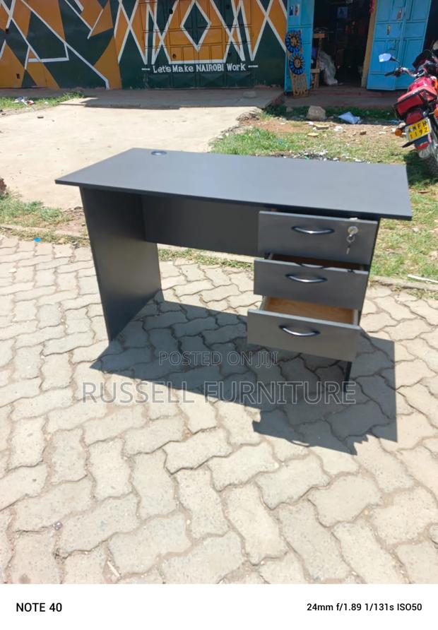 Office Desk Grey - main view