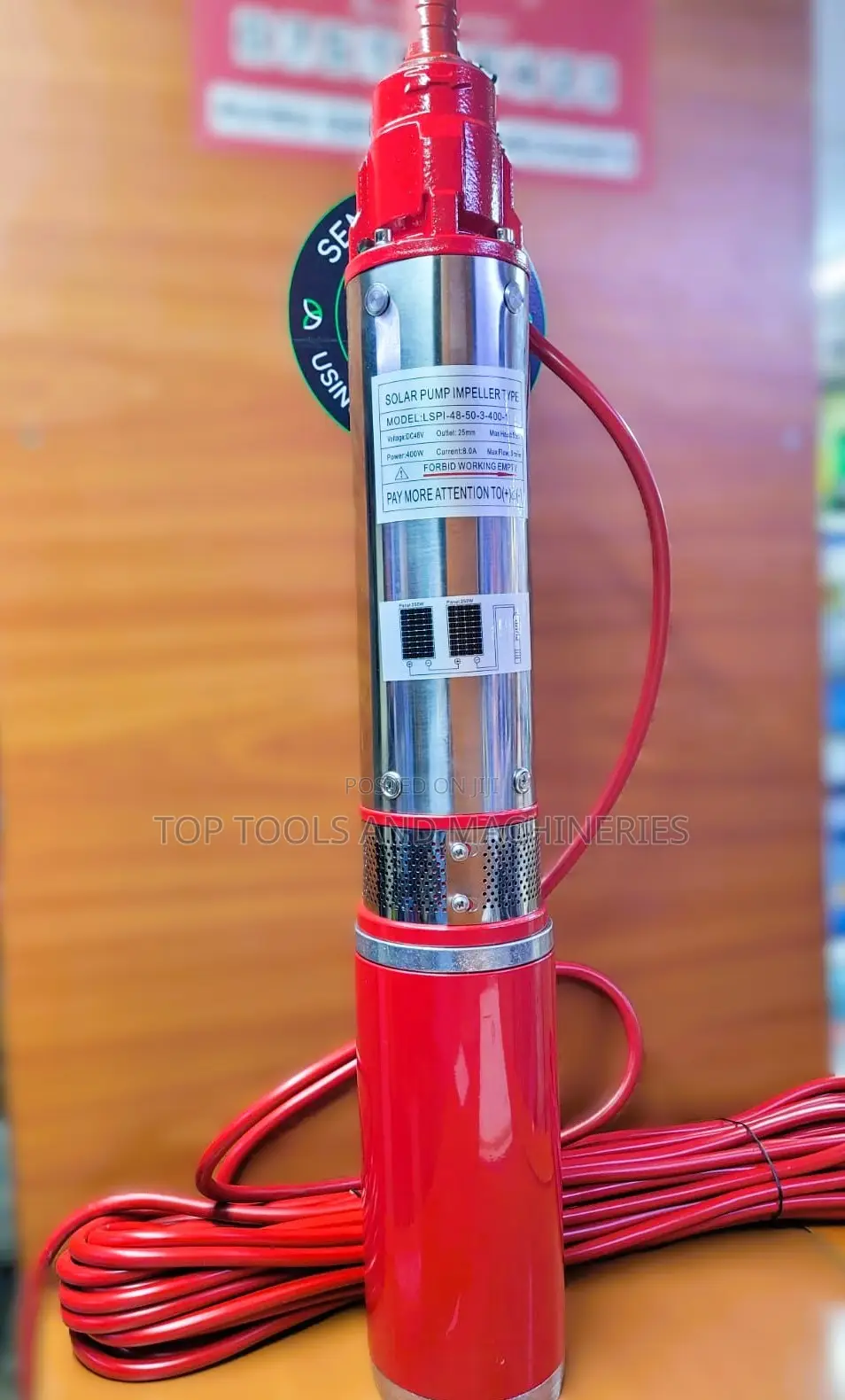 48v 400w Dc Solar Submersible Waterpump 50m