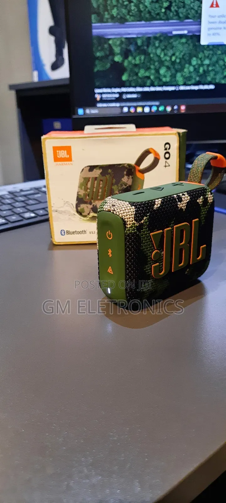 New JBL Go4 Bluetooth Speaker-Combat.