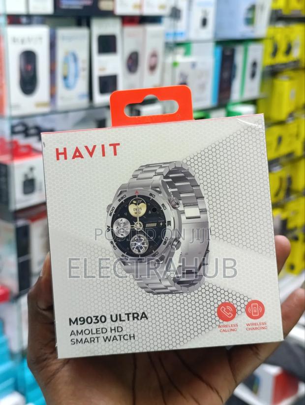 Havit M9030 Ultra Metallic Amoled Wireless Charging Watch - main view