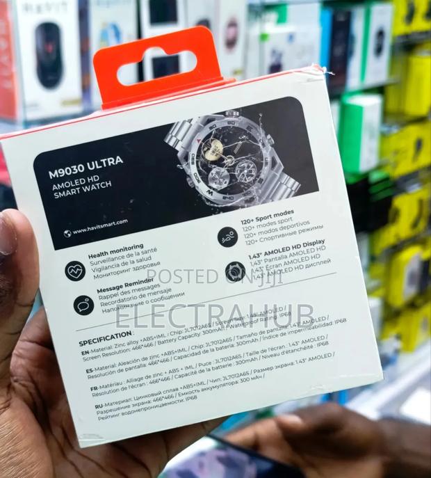 Havit M9030 Ultra Metallic Amoled Wireless Charging Watch - thumbnail 3