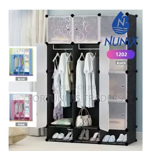 3 Column Portable Wardrobe