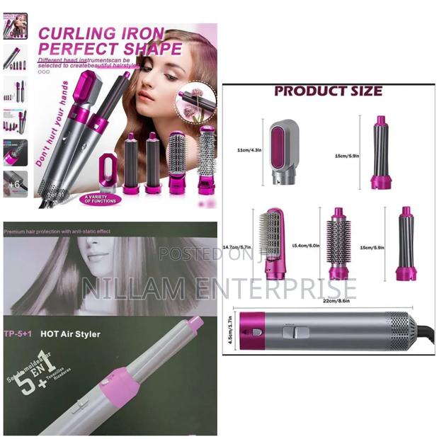 New Five-in-One Automatic Curling Iron, - thumbnail 3