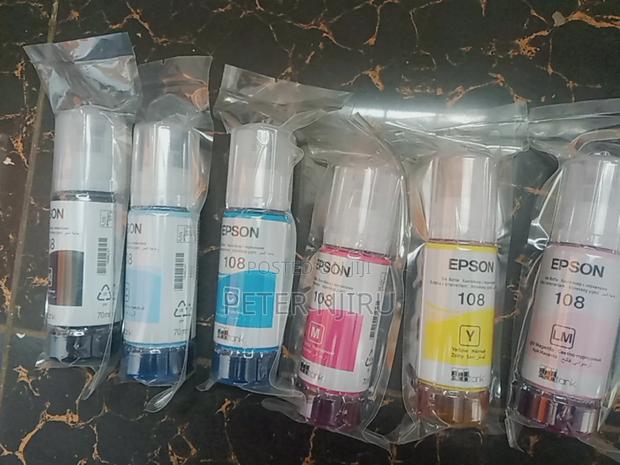 A Set of Original 108 Inks for Epson Printer