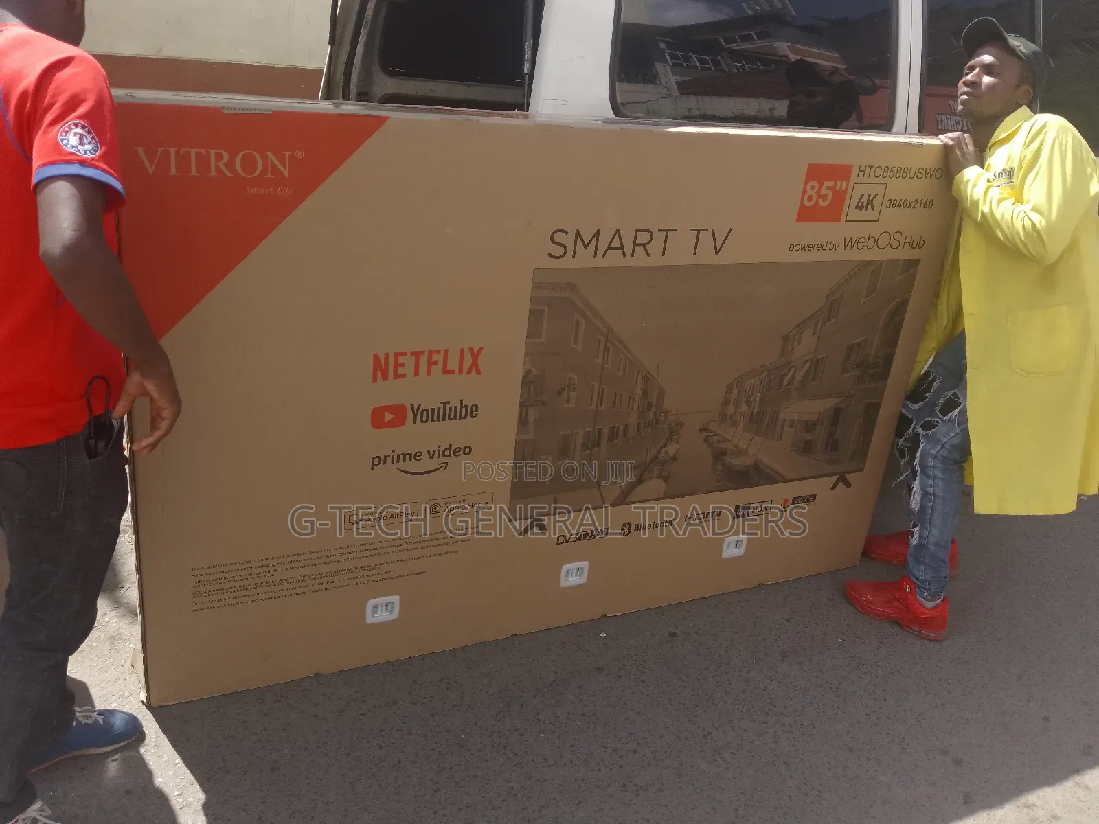 Vitron 85" Inches Smart Vidaa, Youtube, Netflix Frameless Tv