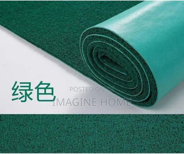 Green P.V.C Spaghetti Carpet