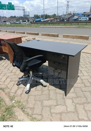 Available Mesh Office Chair and Office Desk