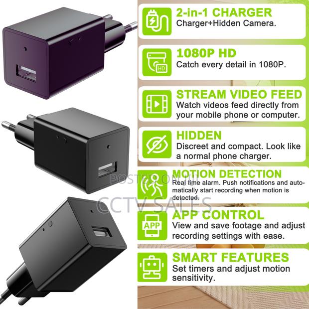 Wireless Nanny Camera in a Charger