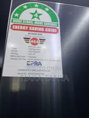 Hisense 668 Litres No Frost Side by Side Fridge Black