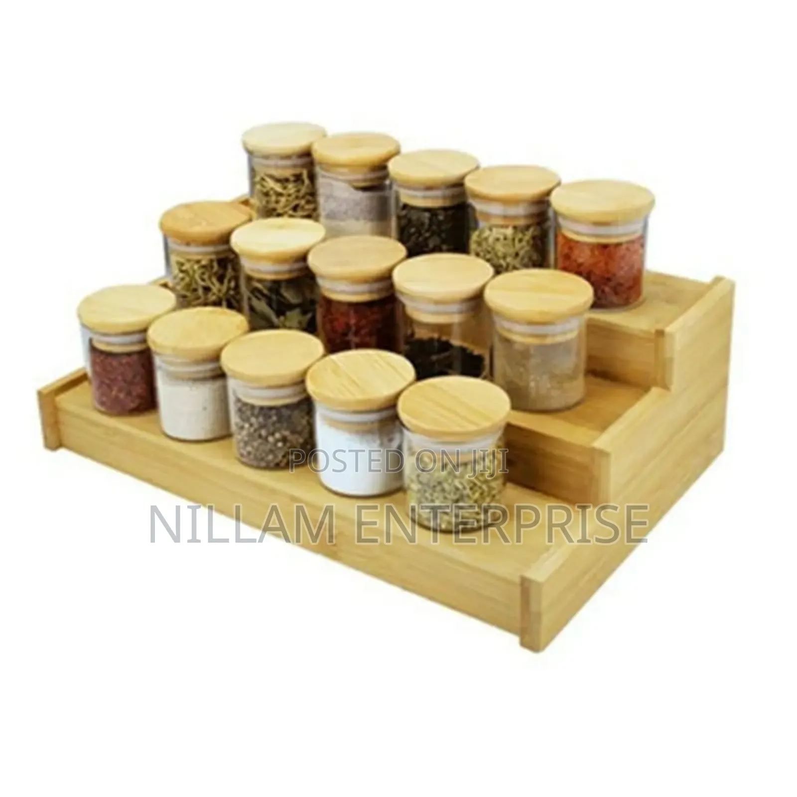 12pcs Spice Seasoning Jars With Rack 