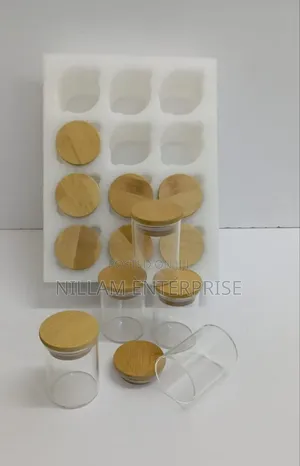 12pcs Spice Seasoning Jars With Rack 