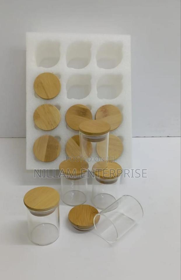 12pcs Spice Seasoning Jars With Rack - thumbnail 3