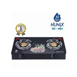 Nunix 2 Burner Glass Table Cooker