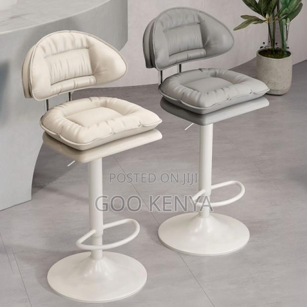 Barstool Chair ; Stylish Adjustable Swivel Barstool - thumbnail 5
