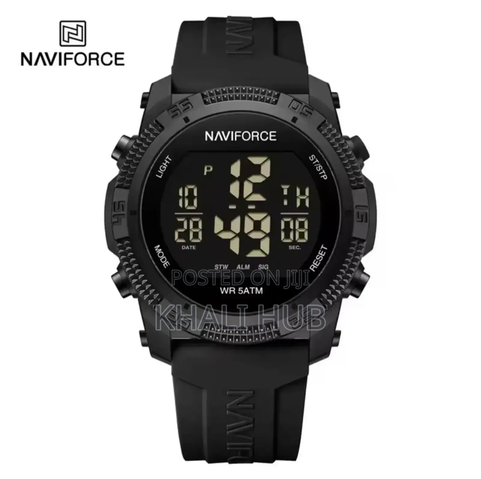 Naviforce Black LCD Digital Watch Naviforce Digital