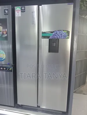 Hisense 518 Litres Side by Side Fridge Silver