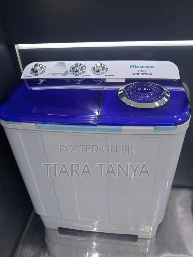 Hisense 7.5 Twin Tub Washing Machine - thumbnail 2