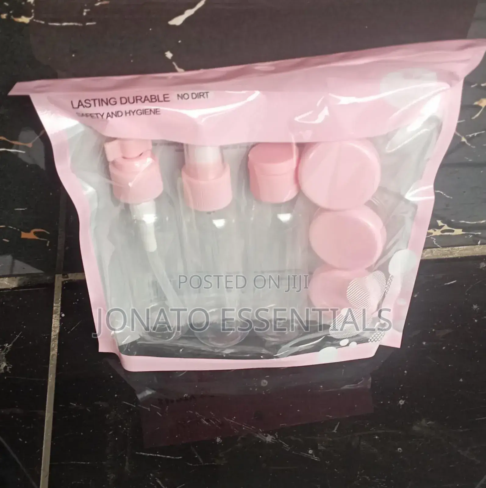 6 Piece Refillable Travel Bottles Set