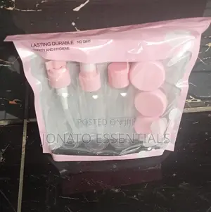 6 Piece Refillable Travel Bottles Set