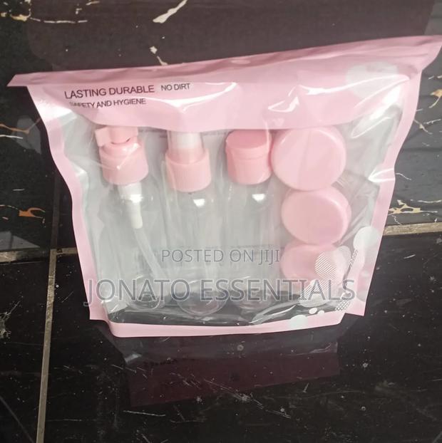 6 Piece Refillable Travel Bottles Set
