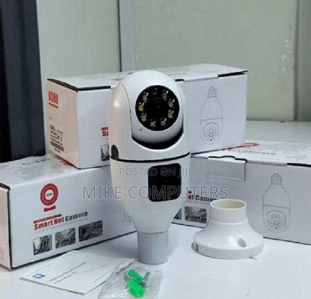 Bulb PTZ Dual Lens Smart Net Camera New