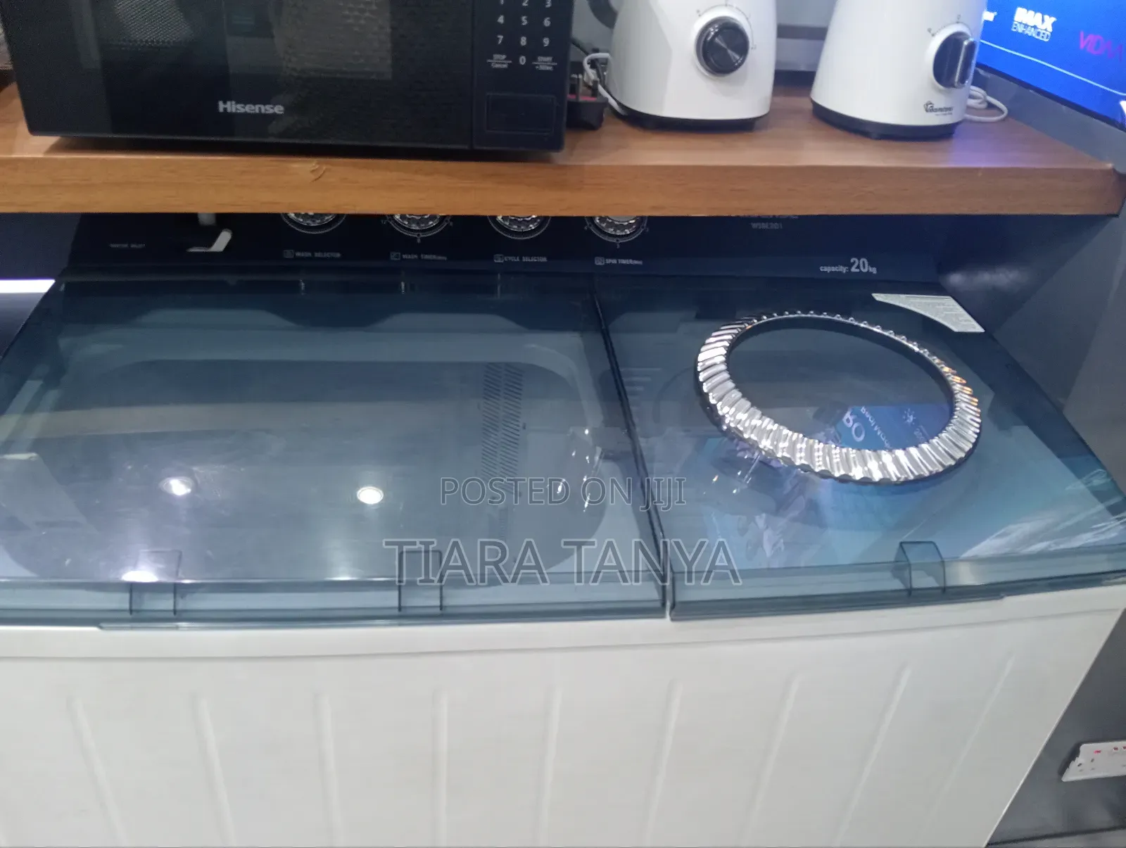 Hisense 8.5 Semi Automatic Washing Machine Twin Tub